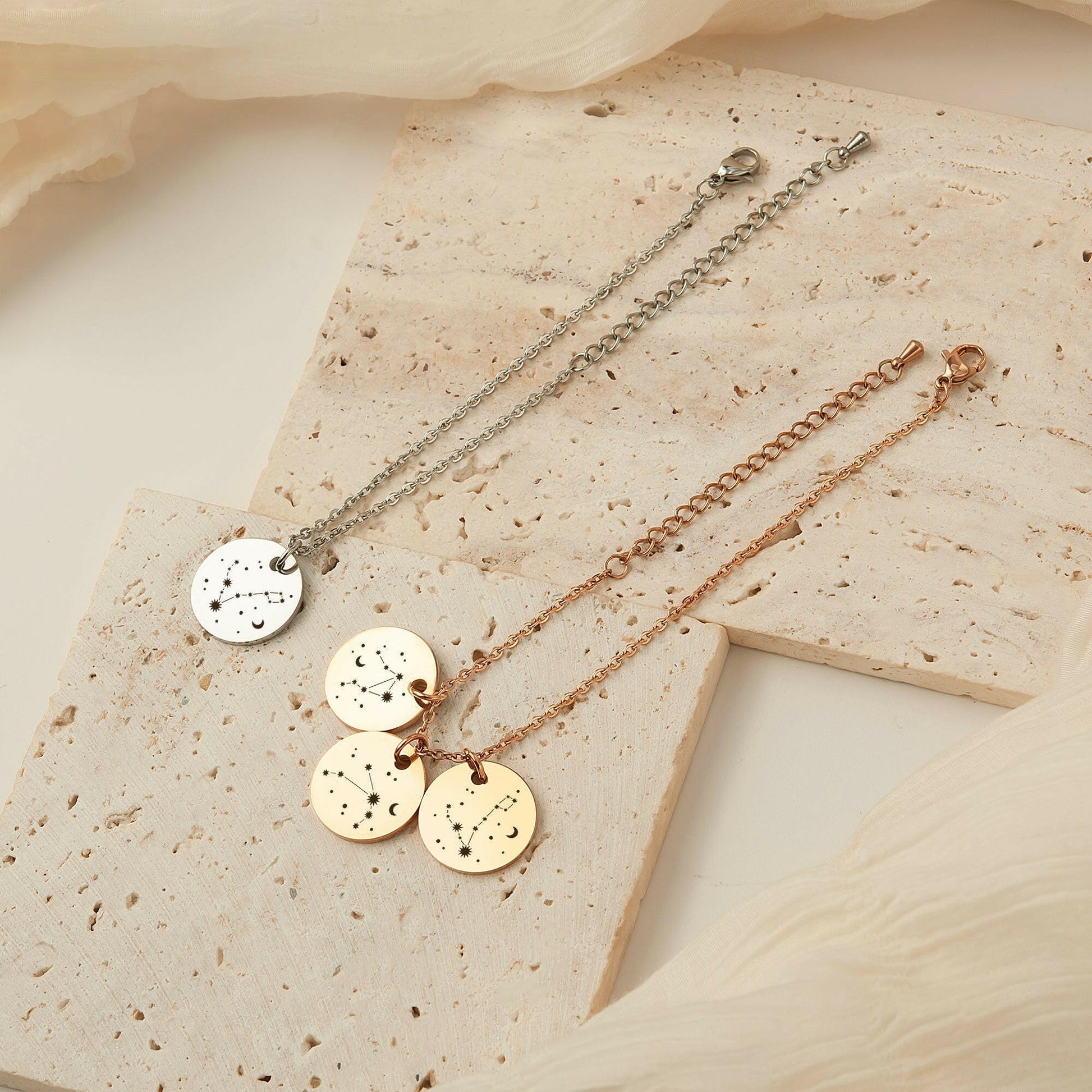 Personalized Constellation Charm Bracelet Bracelet.