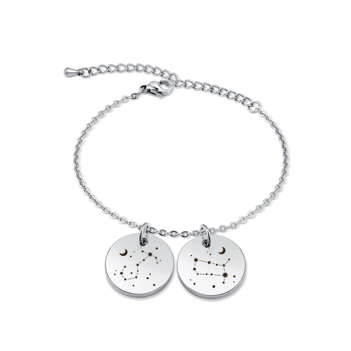 Personalized Constellation Charm Bracelet Bracelet.