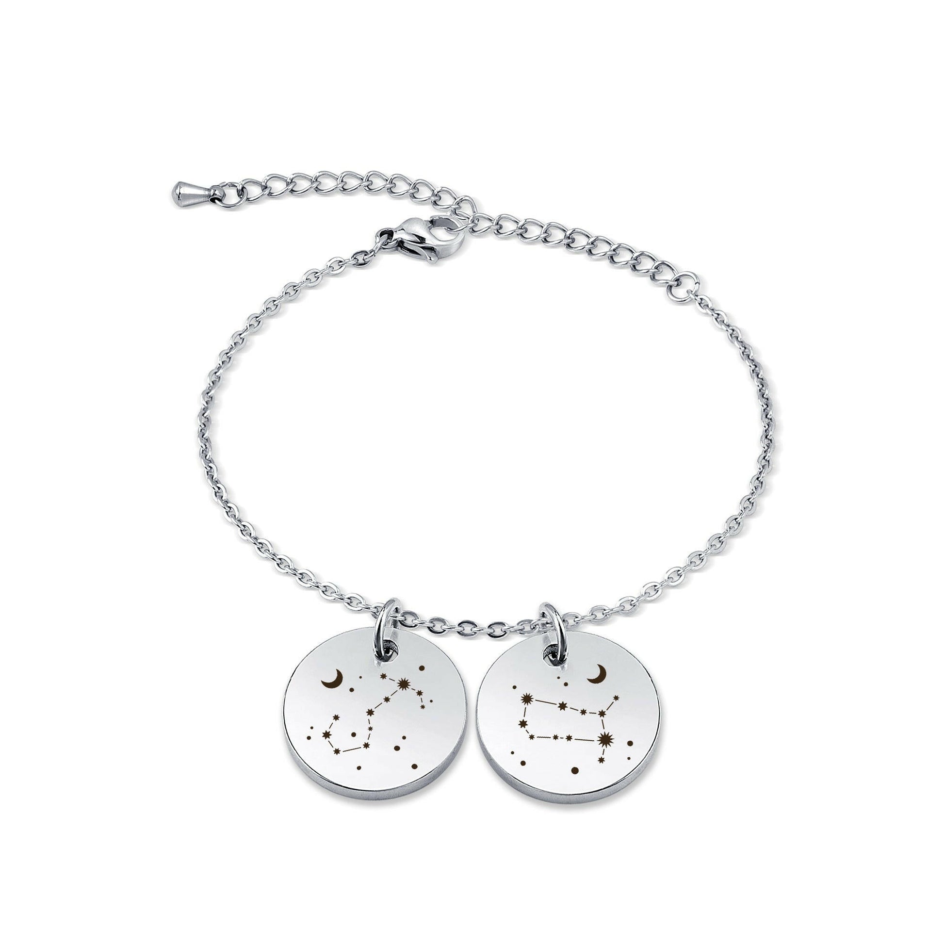 Personalized Constellation Charm Bracelet Bracelet.