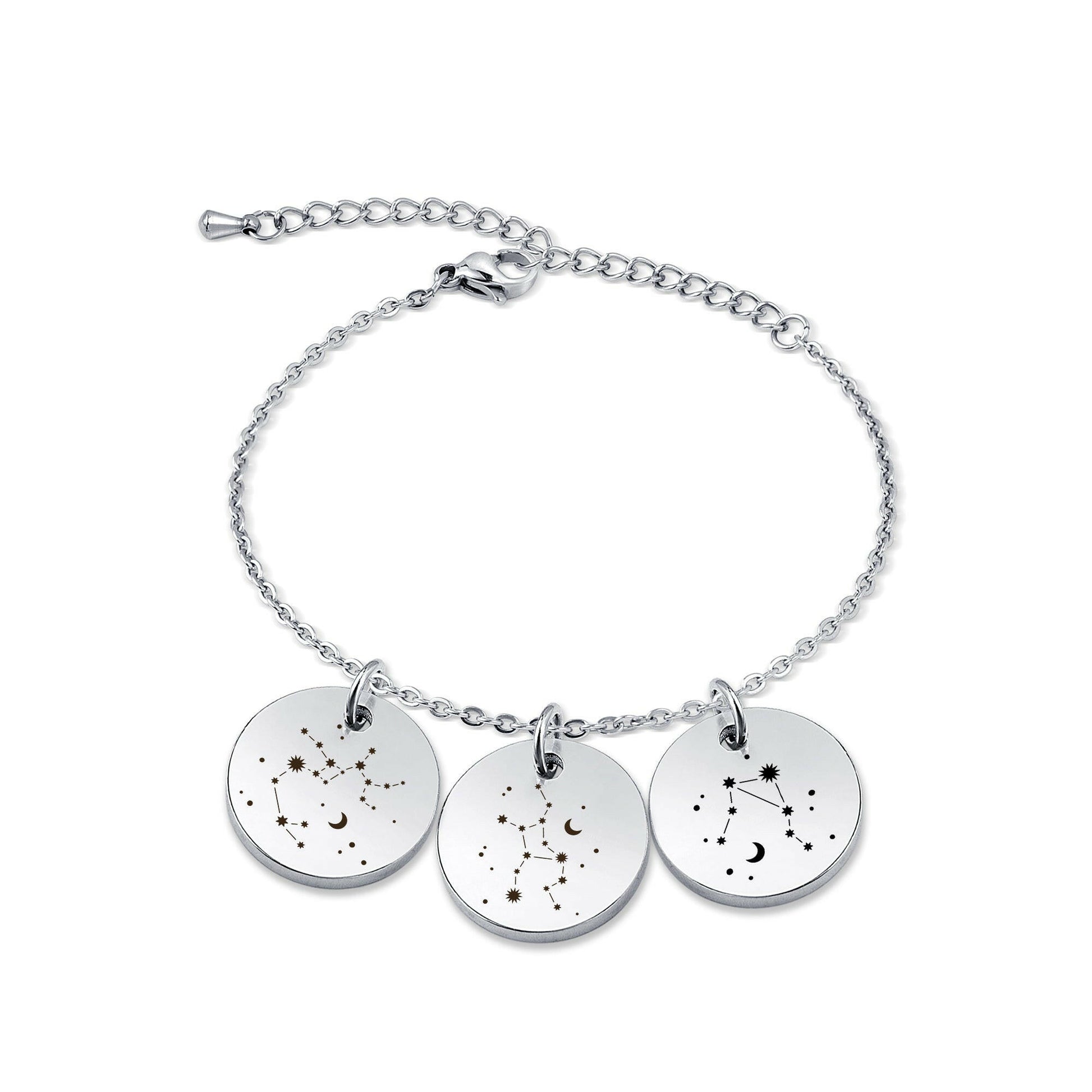 Personalized Constellation Charm Bracelet Bracelet.