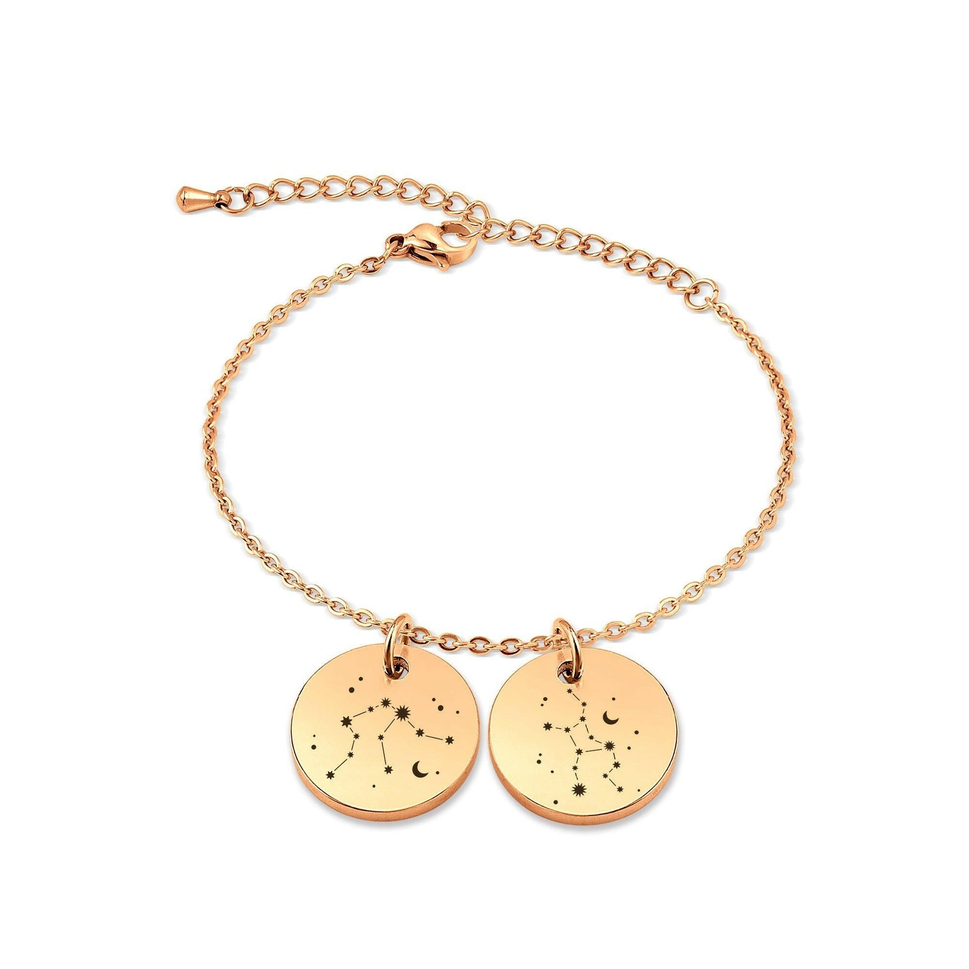 Personalized Constellation Charm Bracelet Bracelet.