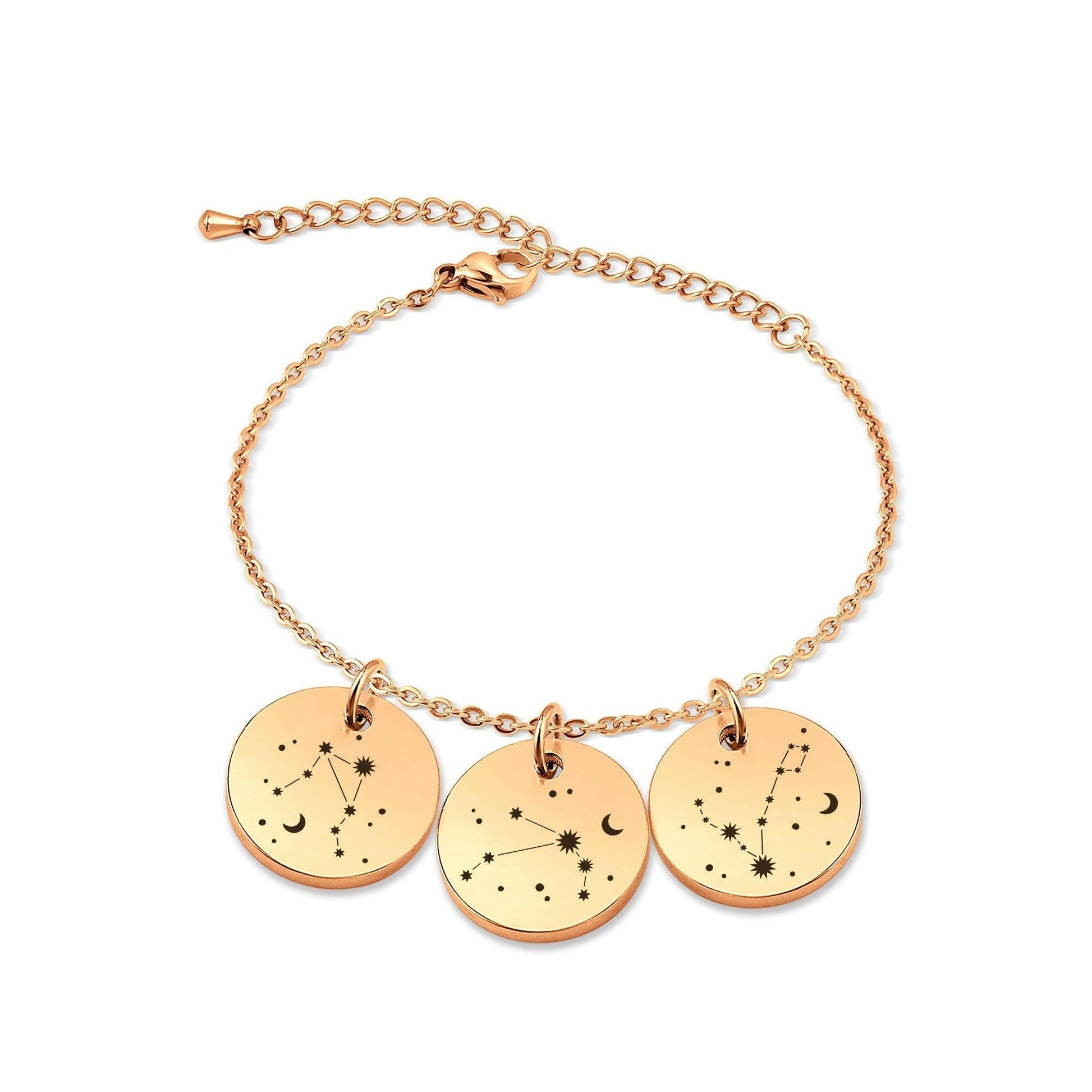 Personalized Constellation Charm Bracelet Bracelet.