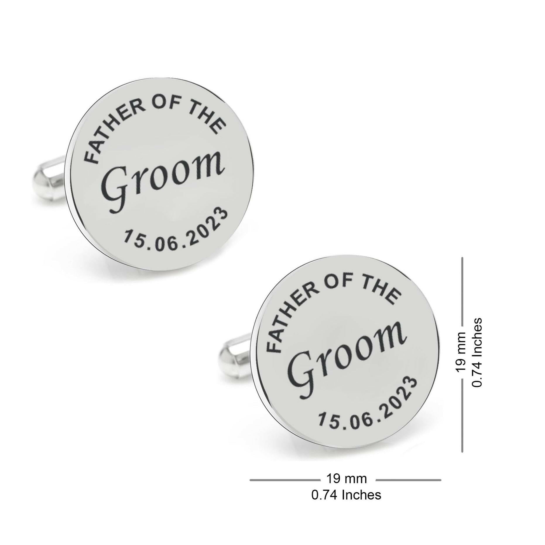 Personalized Dates Quotes Cufflink For Men cufflink.