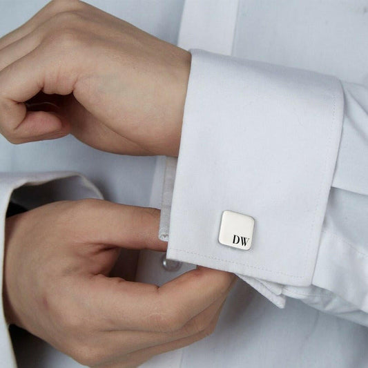 Personalized Engraving Square Cufflinks cufflink.