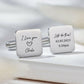 Personalized Engraving Square Cufflinks cufflink.