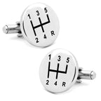 Personalized Gear Shifter Cufflinks For Men cufflink.