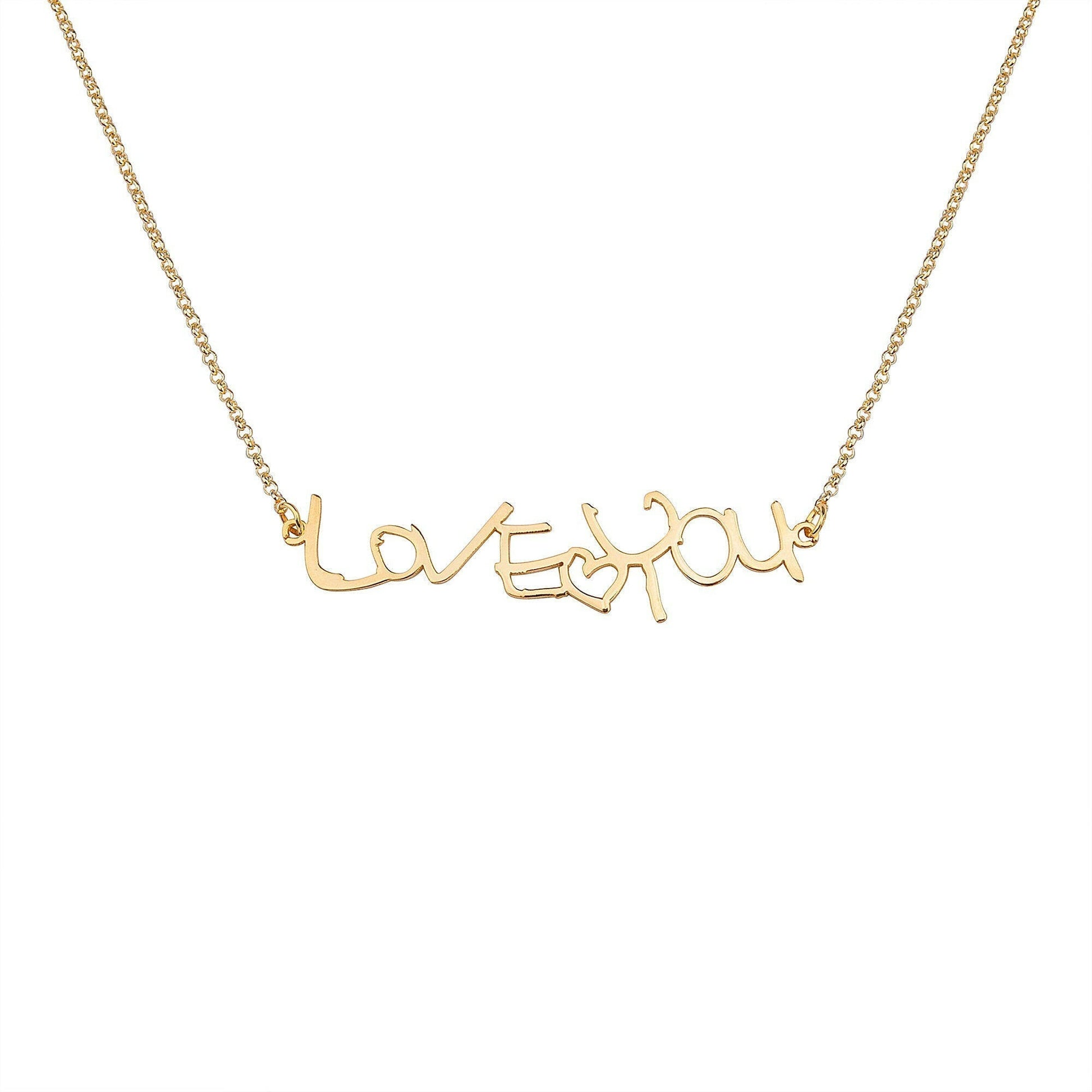Personalized Handwriting Necklace Necklace.