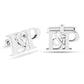 Personalized Initial Groom Wedding Cufflinks For Men And Boys cufflink.