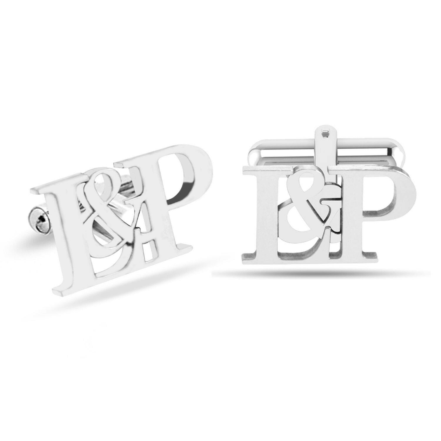Personalized Initial Groom Wedding Cufflinks For Men And Boys cufflink.