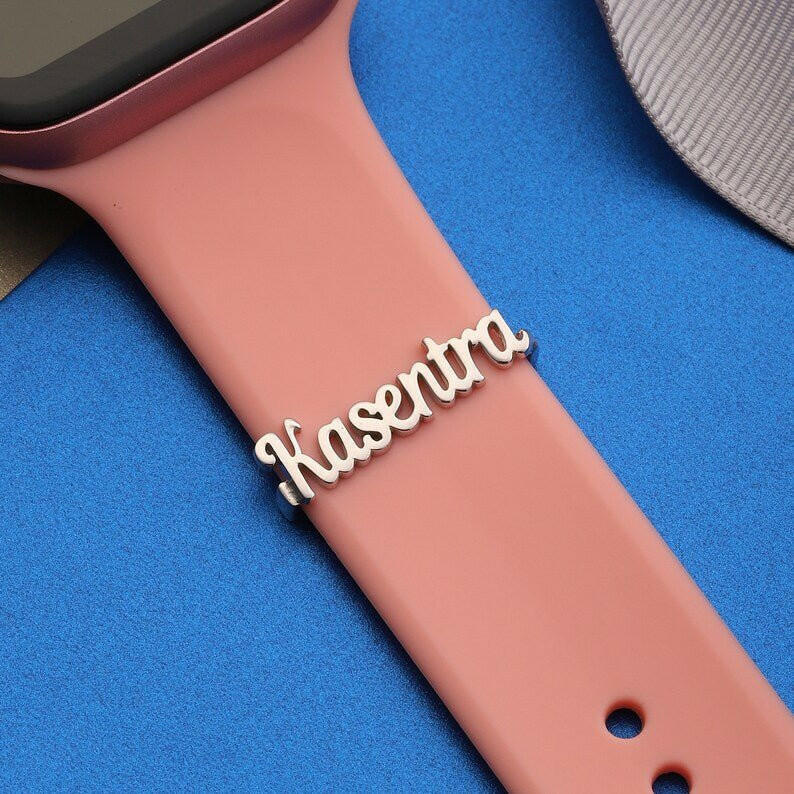Personalized Name APPLE WATCH Band Charm Apple Watch Charms.