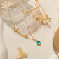 Personalized Name Necklace with Birthstone Charm Necklace.