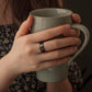 Personalized Name Rings Both Sides Engraveable Ring.