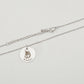 Personalized Pet Portrait Necklace Birth Flower Jewelry.