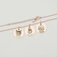Personalized Pet Portrait Necklace Birth Flower Jewelry.