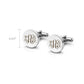 Personalized Picture and Text Cuff Link and Tie Clip Wedding Groomsmen Gift Custom Portrait.