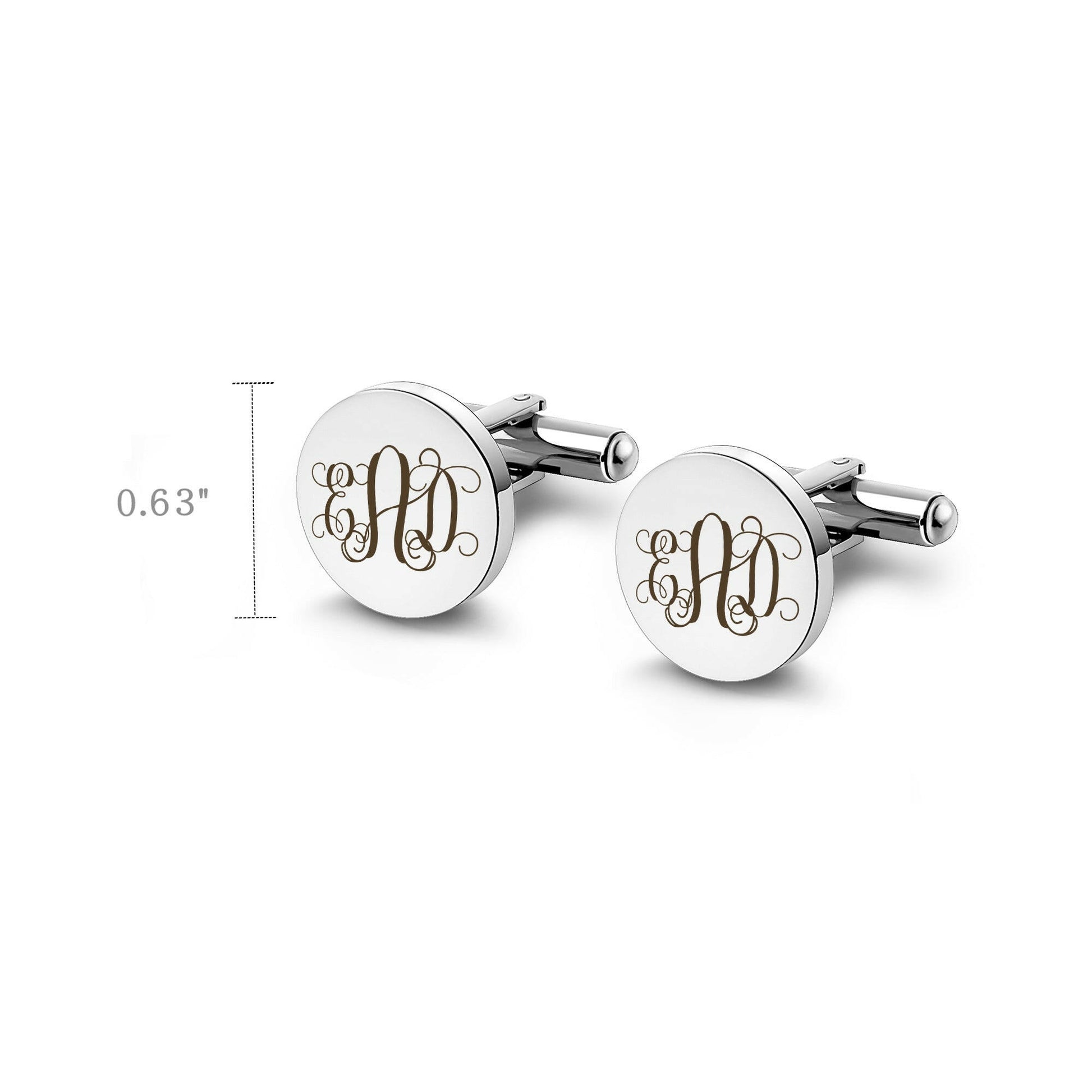 Personalized Picture and Text Cuff Link and Tie Clip Wedding Groomsmen Gift Custom Portrait.