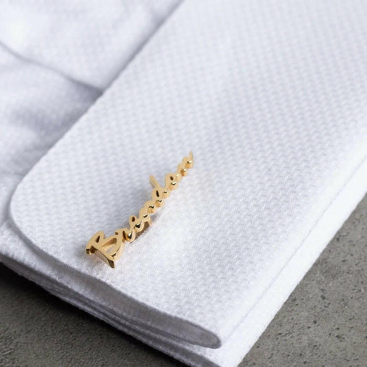 Personalized Signature Style Name Cufflinks cufflink.