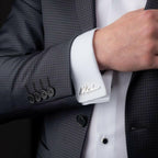 Personalized Signature Style Wedding Cufflinks cufflink.
