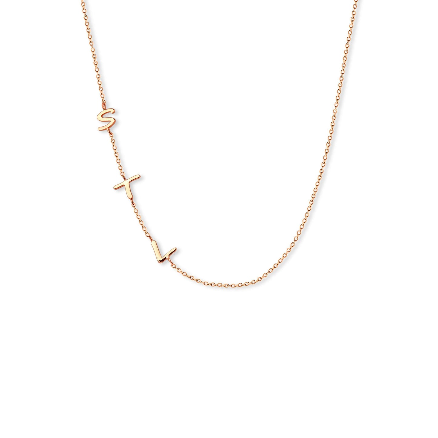 Personalized Vertical Charms and Birthstone Necklace Necklace.