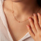 Personalized Vertical Charms and Birthstone Necklace Necklace.