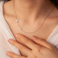 Personalized Vertical Charms and Birthstone Necklace Necklace.