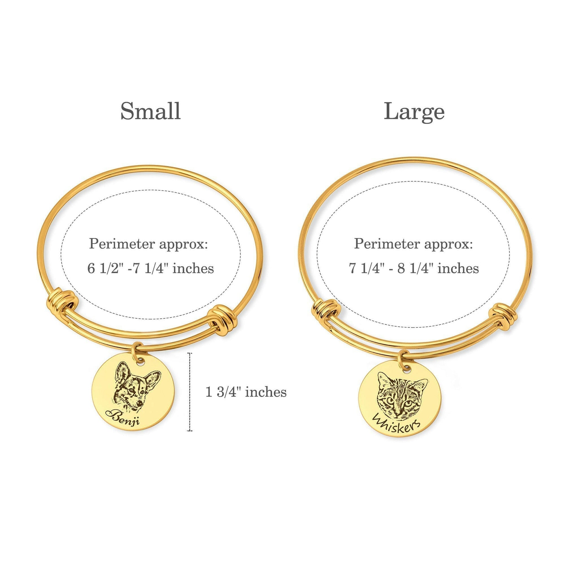 Pet Bracelet Personalized Pet Portrait Bracelet.
