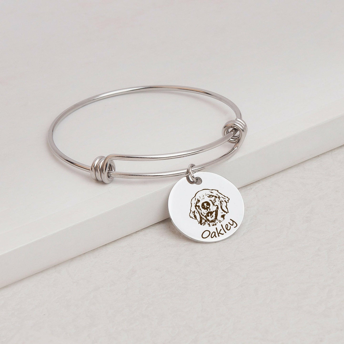 Pet Bracelet Personalized Pet Portrait Bracelet.