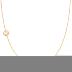14k Gold Asymmetrical Charm Necklace - Recovery