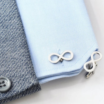Custom Infinity Symbol Cufflinks