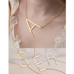 Script Name Pendant Chain Necklace Necklace.