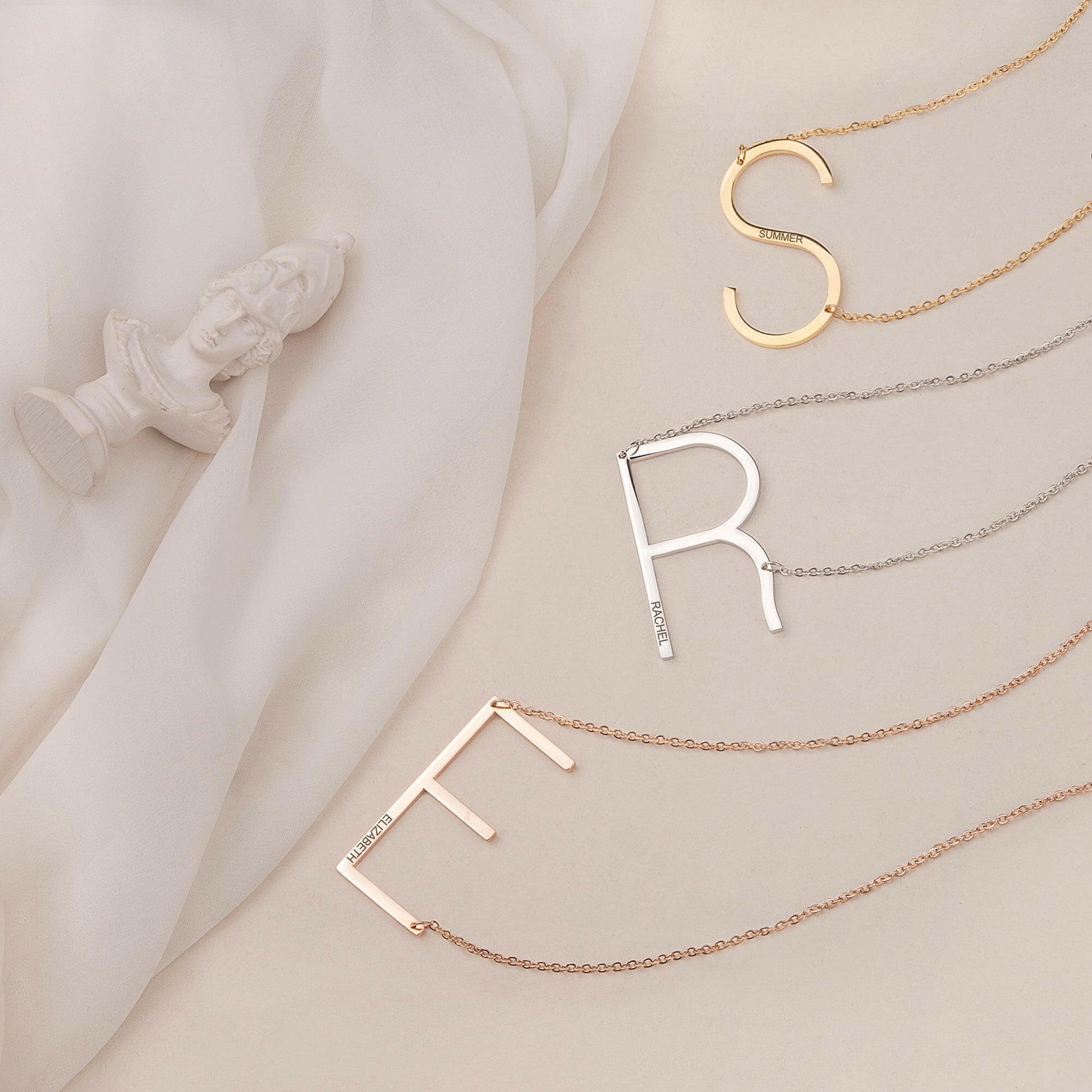 Script Name Pendant Chain Necklace Necklace.