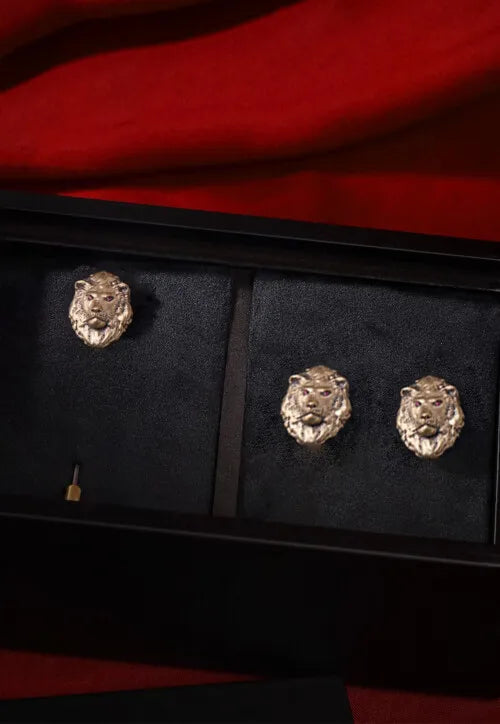 Silver The Bravehearted Lion Gift Set