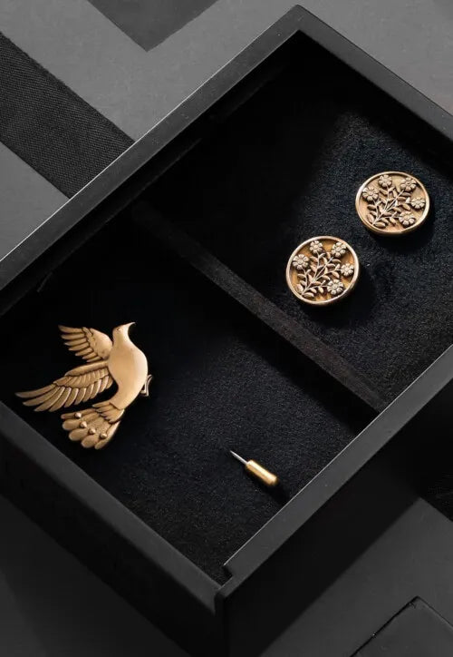 The Flying Bird and Eternal Garden Metallic Gift Set