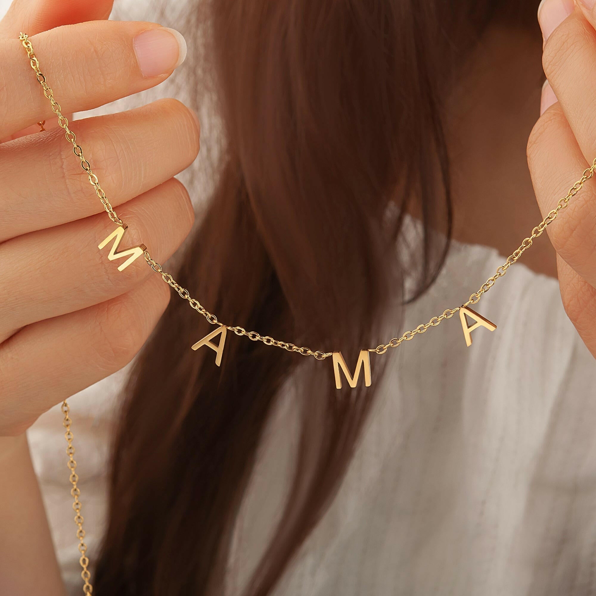 To an Amazing New Mom" Mama Necklace Gift Set Necklace.