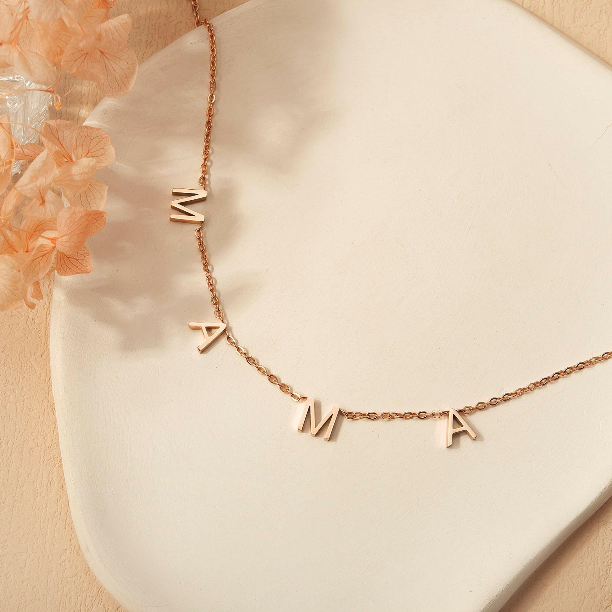 To an Amazing New Mom" Mama Necklace Gift Set Necklace.
