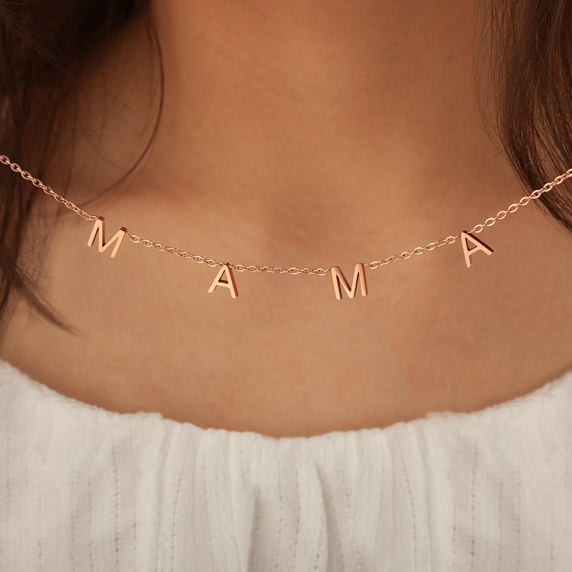 To an Amazing New Mom" Mama Necklace Gift Set Necklace.
