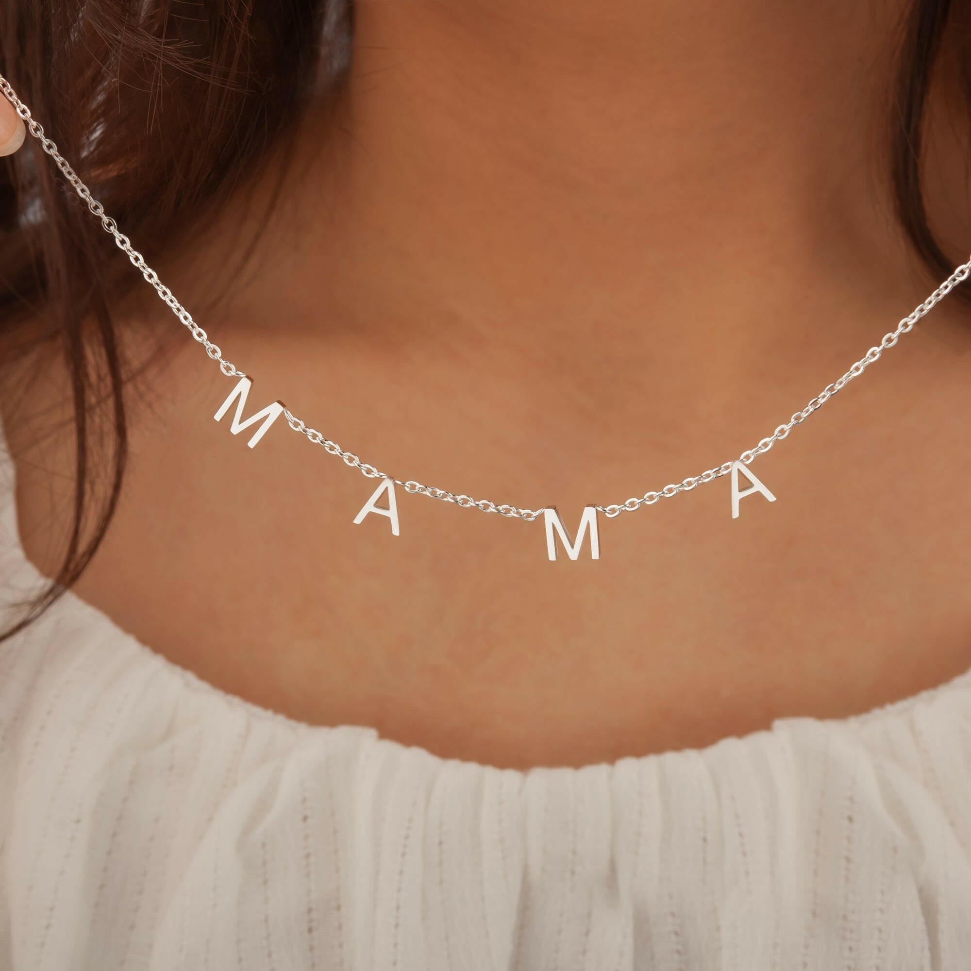 To an Amazing New Mom" Mama Necklace Gift Set Necklace.
