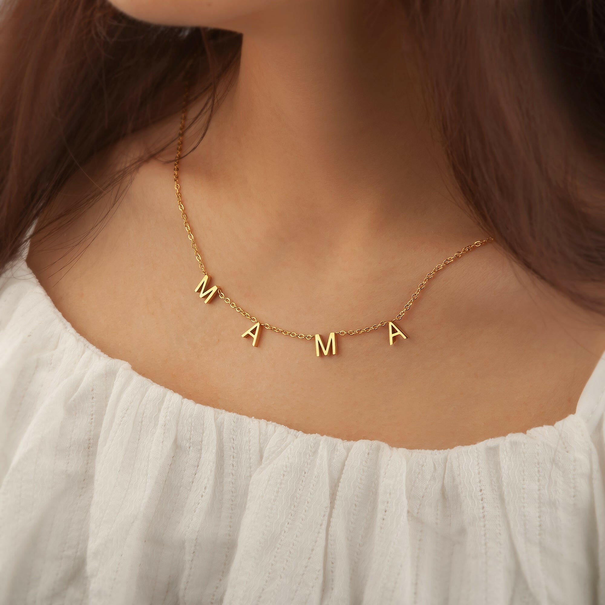 To an Amazing New Mom" Mama Necklace Gift Set Necklace.