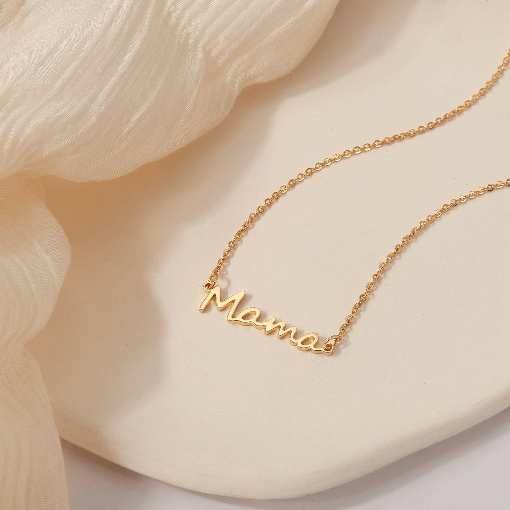 To my Beautiful Mom" Mama Necklace Gift Set Necklace.