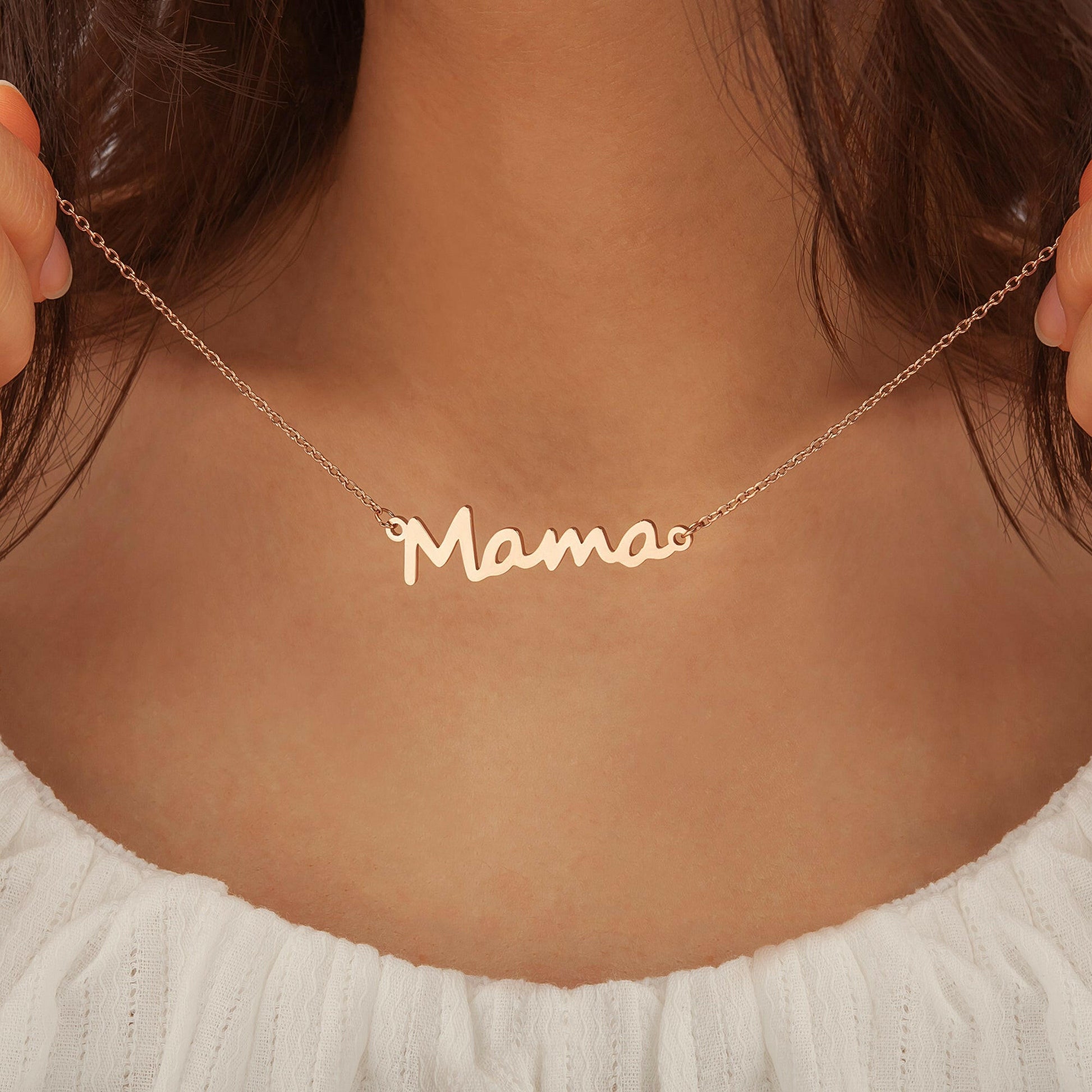 To my Beautiful Mom" Mama Necklace Gift Set Necklace.
