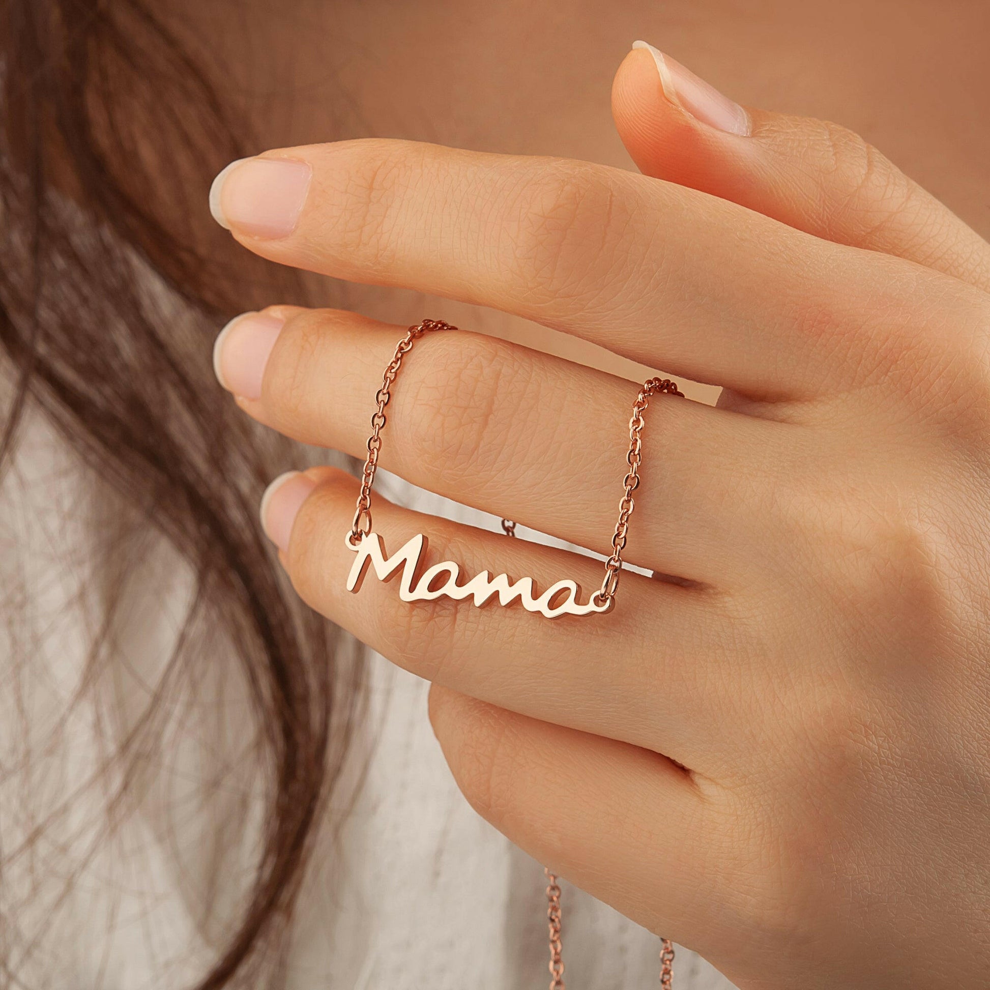 To my Beautiful Mom" Mama Necklace Gift Set Necklace.