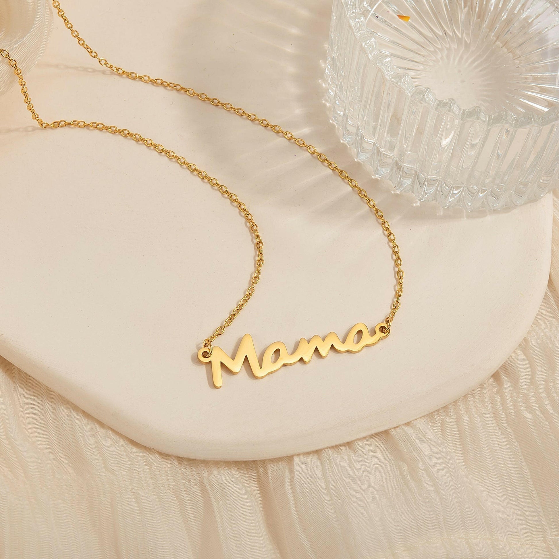 To my Beautiful Mom" Mama Necklace Gift Set - KAKTIYA