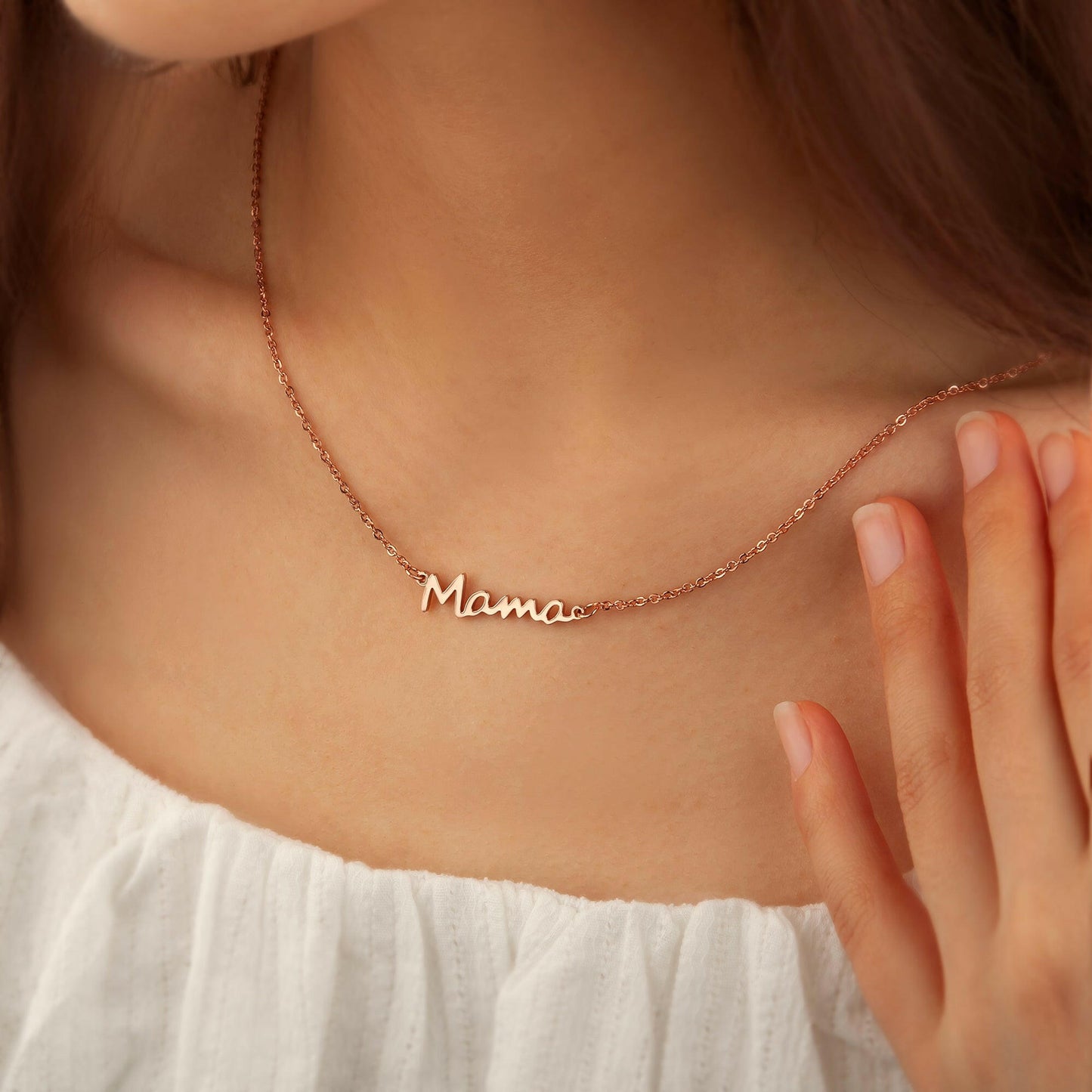 To my Beautiful Mom" Mama Necklace Gift Set Necklace.