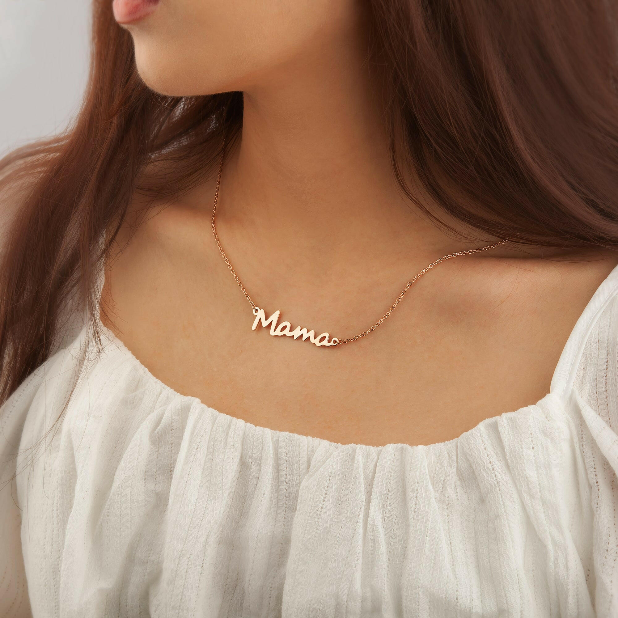 To my Beautiful Mom" Mama Necklace Gift Set Necklace.