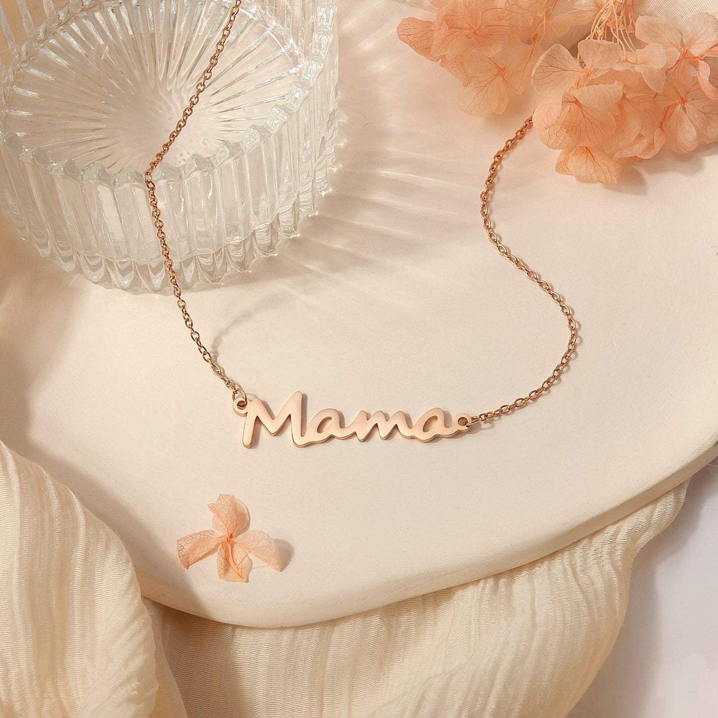 To my Beautiful Mom" Mama Necklace Gift Set - KAKTIYA