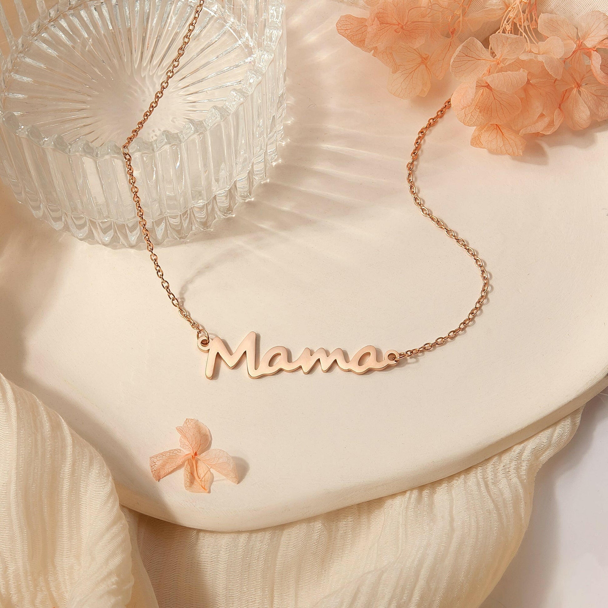 To my Beautiful Mom" Mama Necklace Gift Set - KAKTIYA
