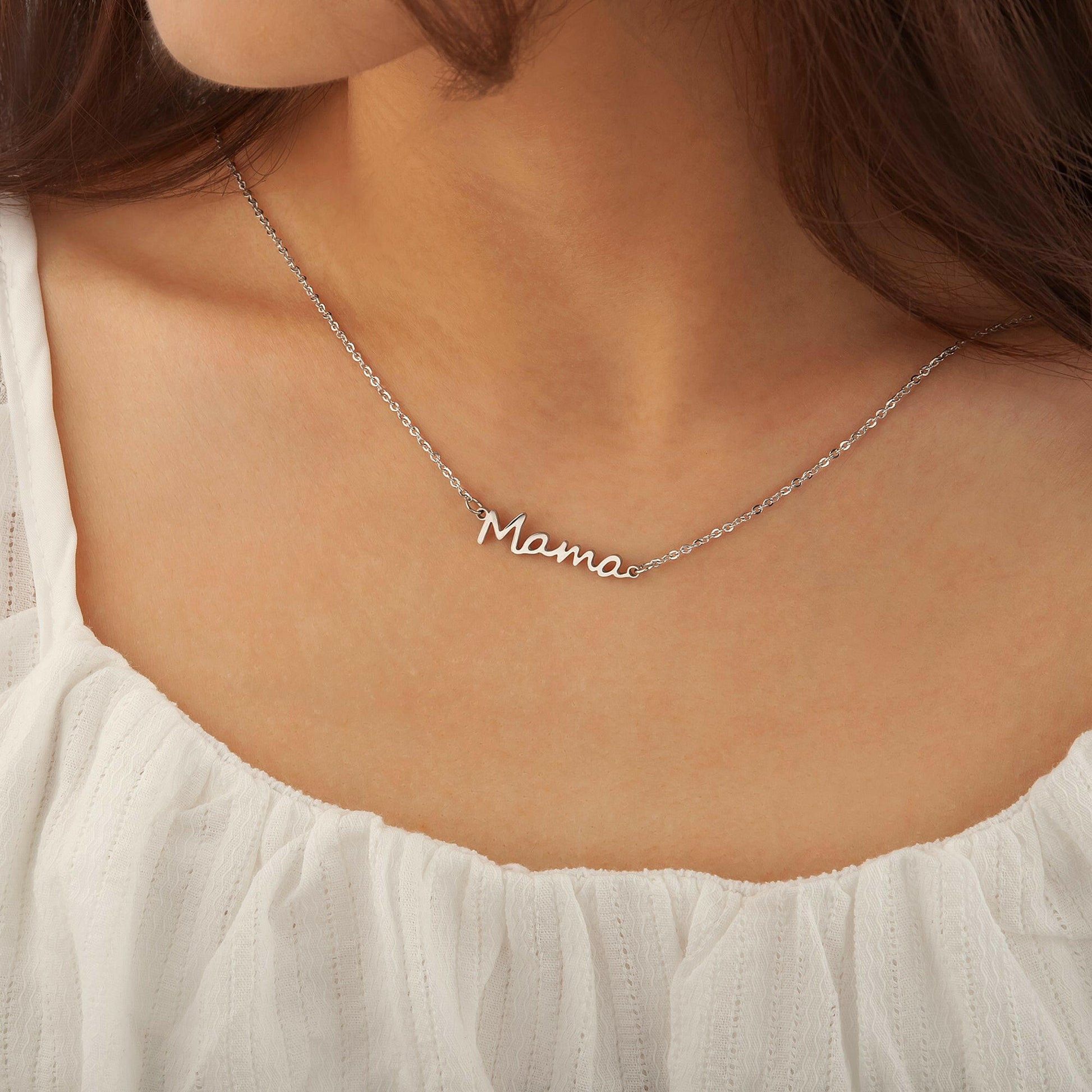 To my Beautiful Mom" Mama Necklace Gift Set Necklace.