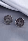 Silver Warrior Cufflink Pair Silver