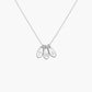 Customized Willow Drop Initial Name Necklace