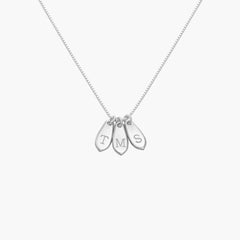 Customized Willow Drop Initial Name Necklace